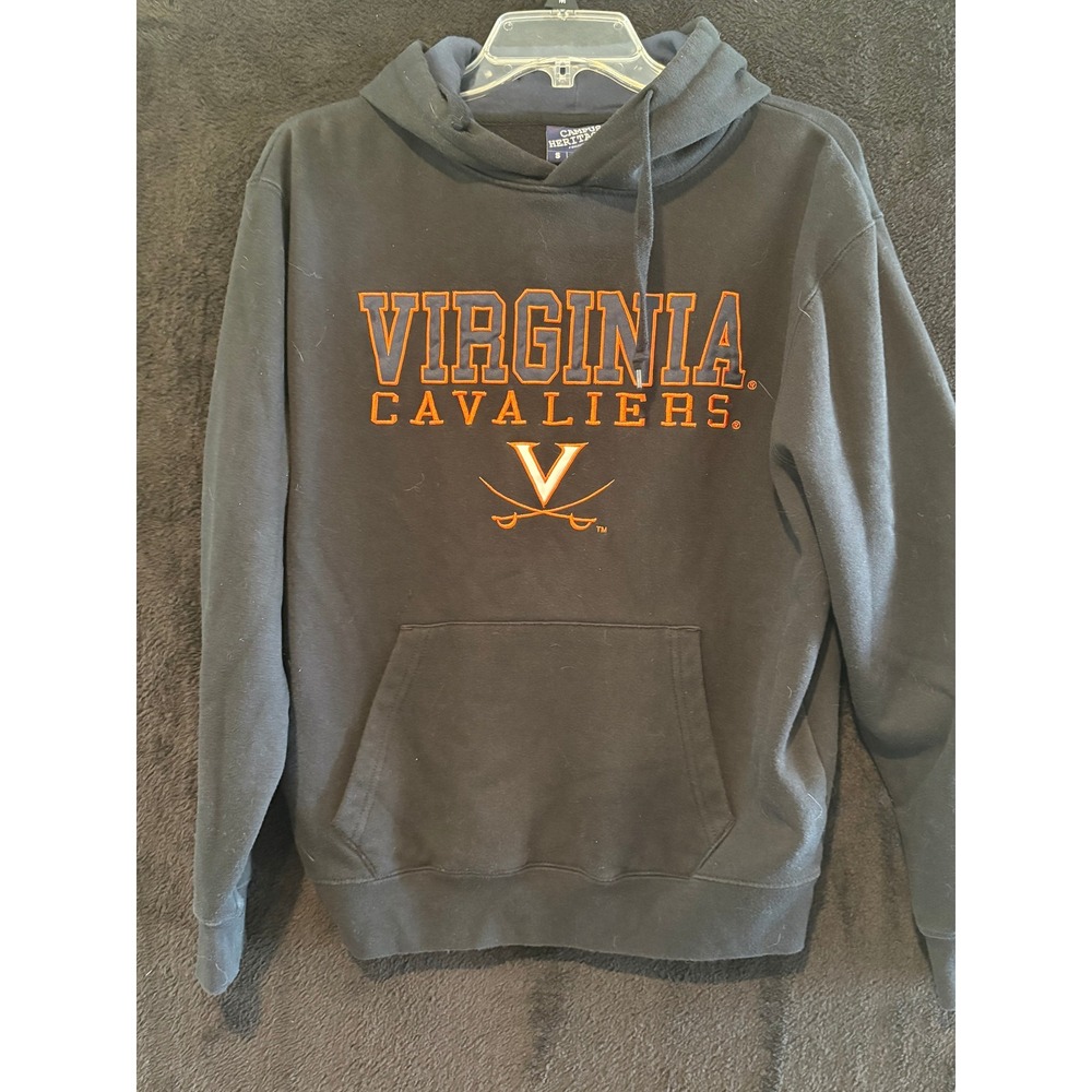Campus Heritage Virginia Cavaliers Hoodie Sweatshirt Pullover‎ Mens Small